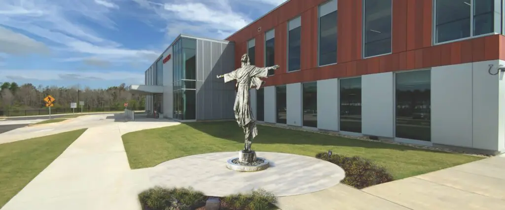 Rendering of the Statue of Ascending Christ coming to Simpsonville in South Carolina.