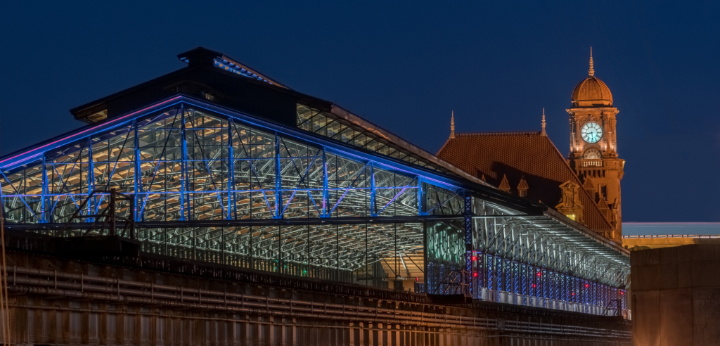 The exterior of Richmond's Main Street Station.