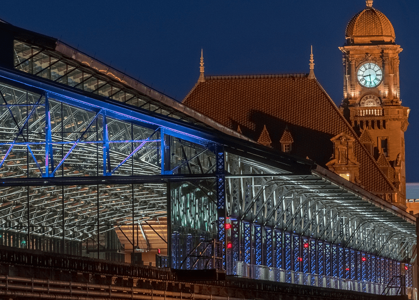 The exterior of Richmond's Main Street Station.