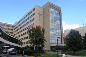 The outside of St. Elizabeth Youngstown Hospital.