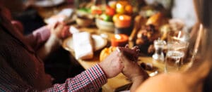 People Holding Hands Praying Thanksgiving Celebration Concept