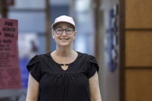 carol mccoy in hospital common area