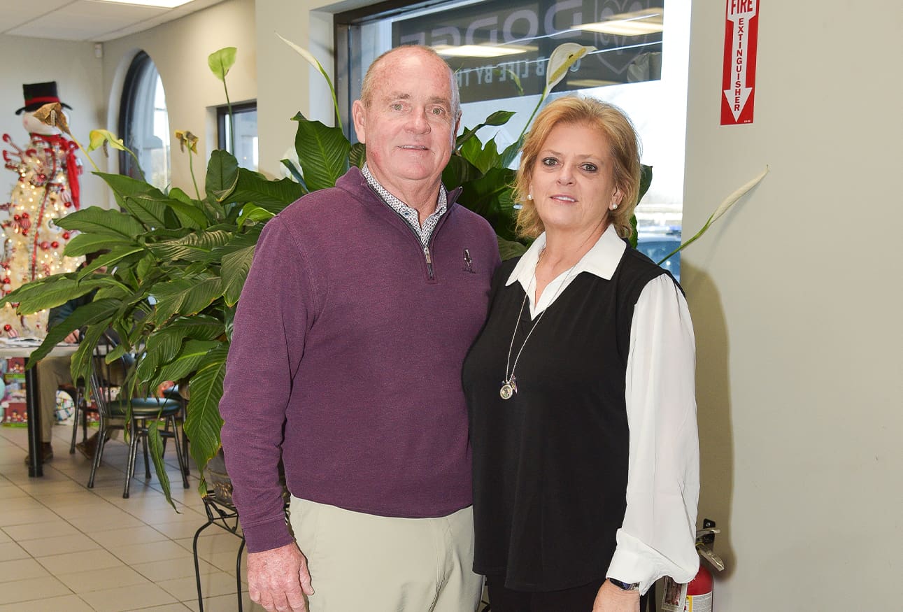 A photo Darrell and Jennifer Billings