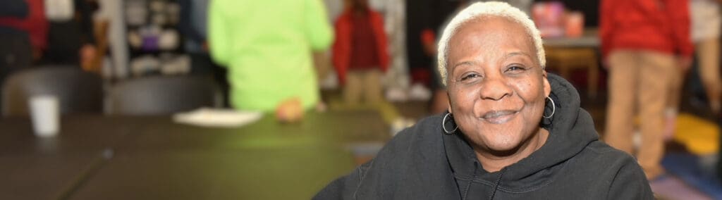 A banner featuring a photo of Tammye Hardin