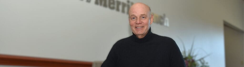 Hero image banner with a photo of donor Sidney Jones