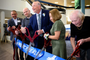 ribbon cutting at the anthony center in lorain