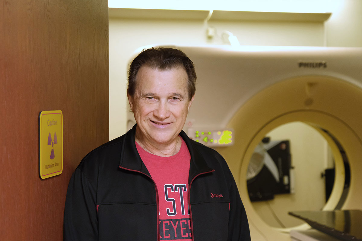 Tom Fiorille in Cancer Center