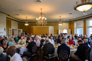Lorain golf classic attendees gather in ballroom