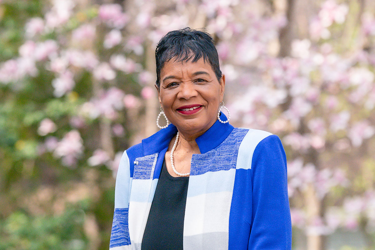 Joyce Lanier outside