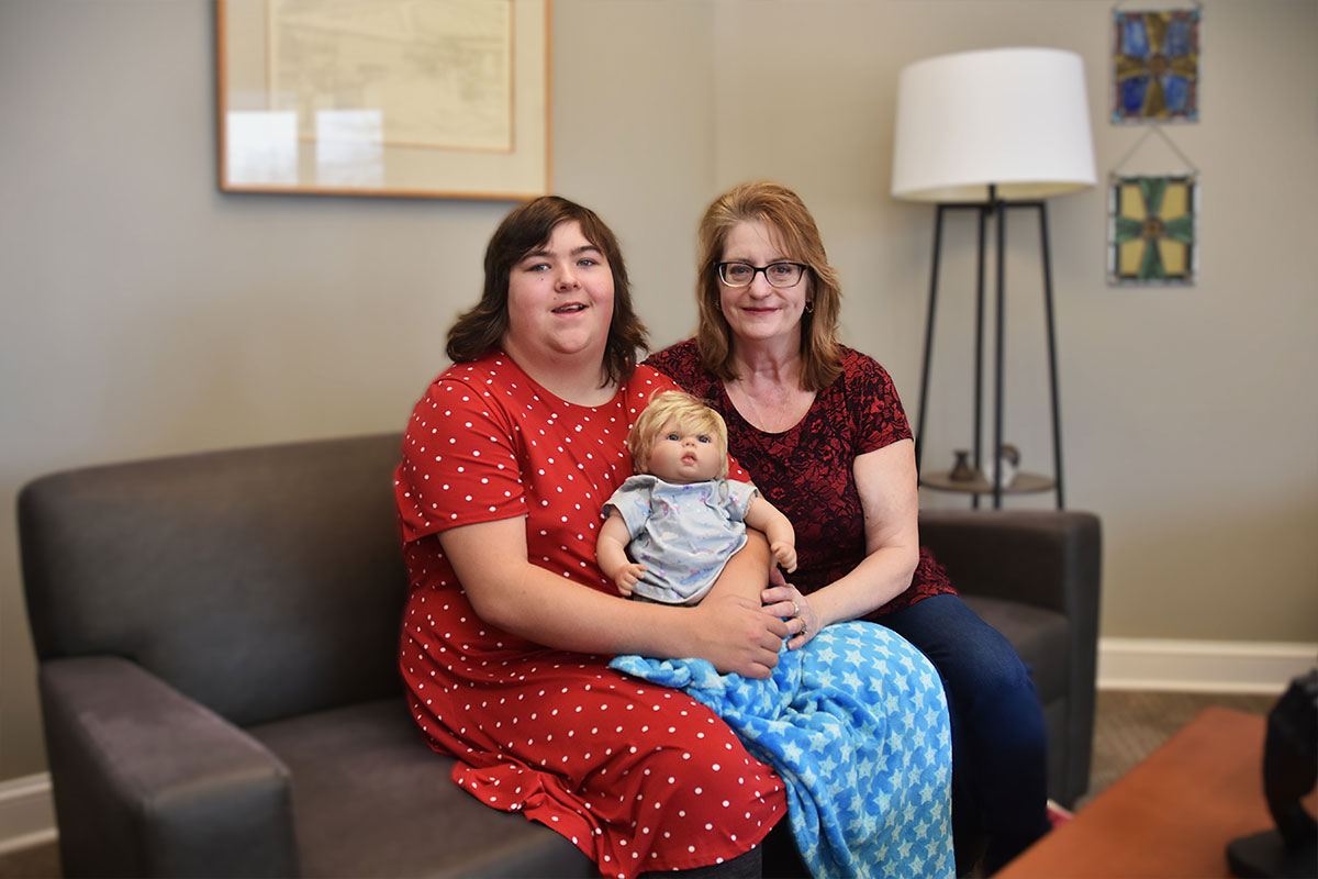 Tiffany Bair and Daughter