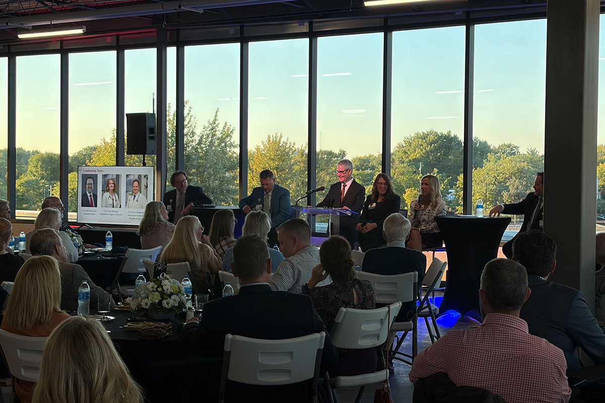 celebrating the anniversary of its Graduate Medical Education (GME) Center dinner