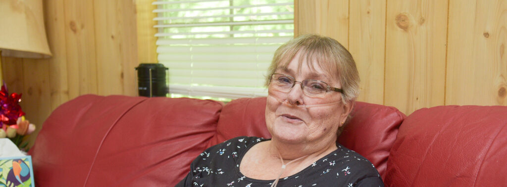 Headshot of Brenda Birch in her house