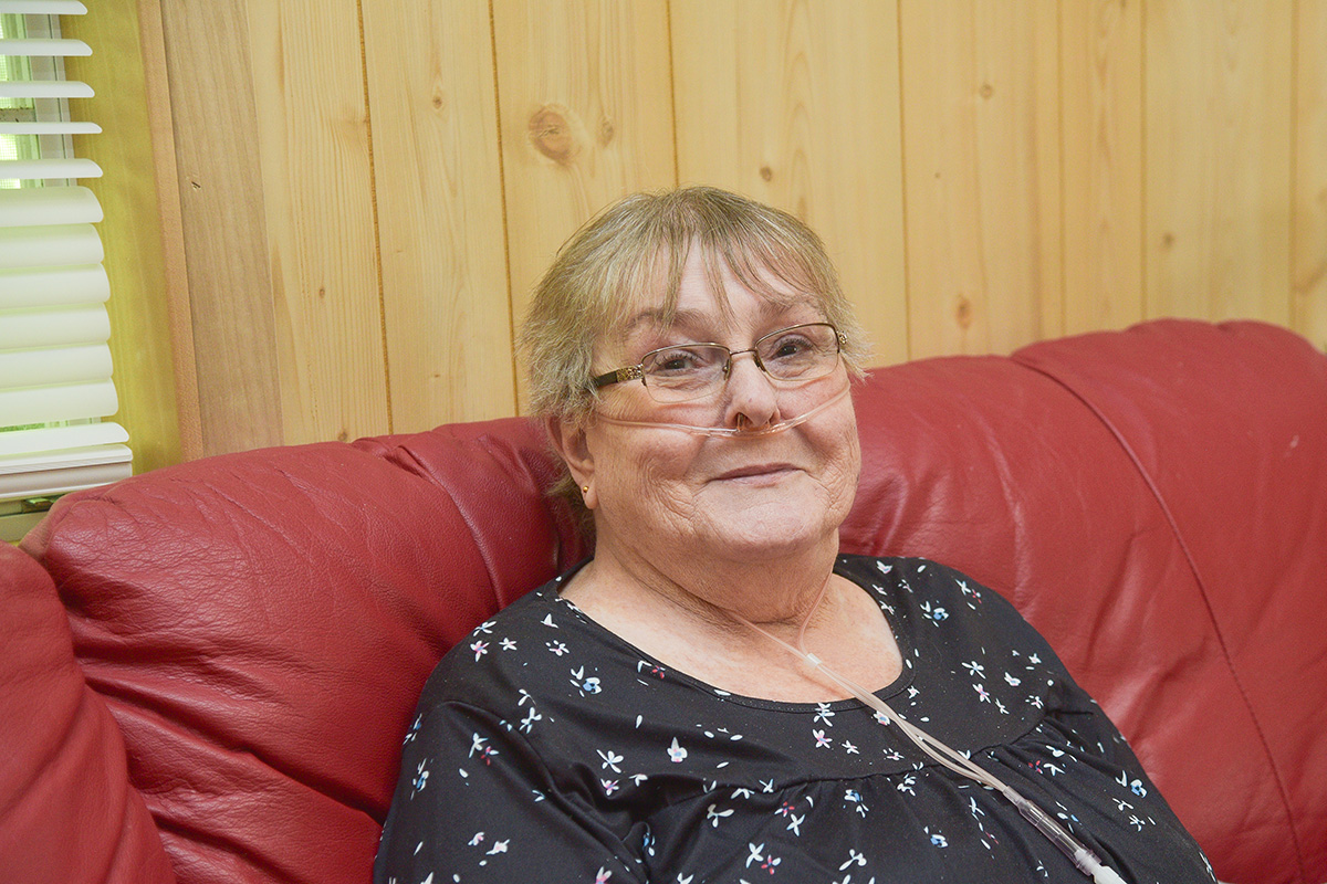 Headshot of Brenda Birch in her house